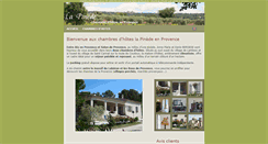 Desktop Screenshot of chambres-hotes-la-pinede.com